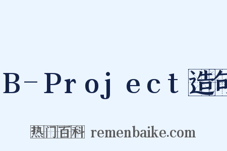B-Project造句是什么意思的图片